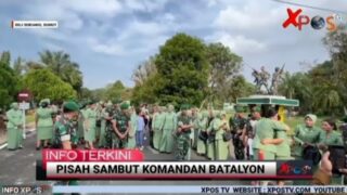 Tradisi Pisah Sambut Komandan Batalyon Infanteri 121 Macan Kumbang