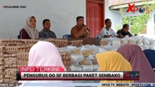 Pemilik dan Pengurus DO SF Kembali Salurkan Paket Sembako untuk Warga Kurang Mampu