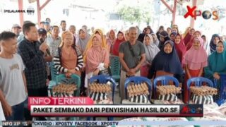Pemilik Beserta Pengurus DO SF Bagikan 110 Paket Sembako Kepada Warga Kurang Mampu