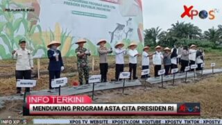 Dukung Program Asta Cita Polres Pelalawan Siapkan 134 Hektar Lahan Ketahanan Pangan