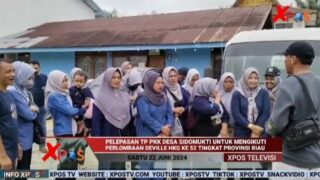 TP PKK Desa Sidomukti Mewakili Kabupaten Pelalawan di Lomba Parade Deville HKG Tingkat Provinsi Riau