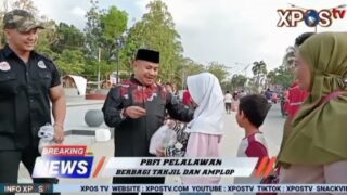 Jelang Buka Puasa PBFI Pelalawan Berbagi Takjil dan Amplop Kepada Pengguna Jalan dan Anak-anak