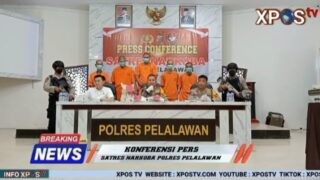 Polres Pelalawan Sita 5,1 Kg Sabu dan 3.250 Butir Happy Five