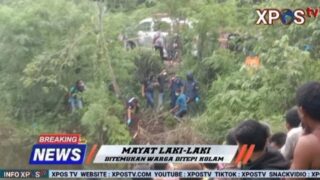 Sesosok Mayat Laki-laki Tanpa Identitas Ditemukan Warga di Tepi Kolam