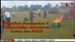 Siaga Karhutla PT Musim Mas Gelar Simulasi Pemadaman Api