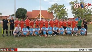 Forkopimda Bersama Organisasi Pers Pelalawan Menggelar Pertandingan Sepak Bola Persahabatan