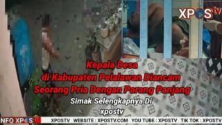 Kepala Desa Di Kabupaten Pelalawan Diancam Seorang Pria Dengan Parang Panjang