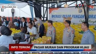 Kapolda Riau Tinjau Pasar Murah dan Program Lingkungan di Pelalawan