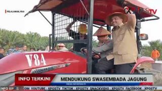 Kapolda Riau Tanam Jagung di Pelalawan, Dukung Program Ketahanan Pangan Nasional